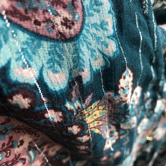 Gypsies & Moondust Shine Smocked Top - Picture 6 of 8